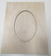 Oval Framed board