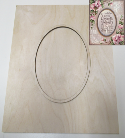 Oval Framed board