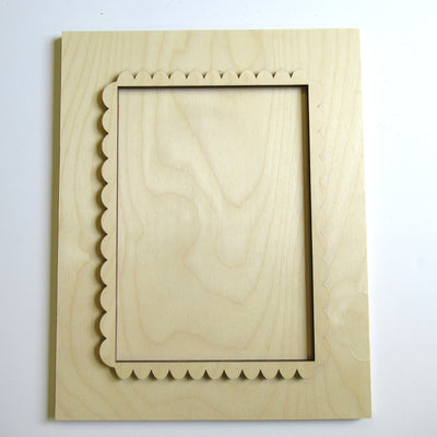Scalloped Frame Board