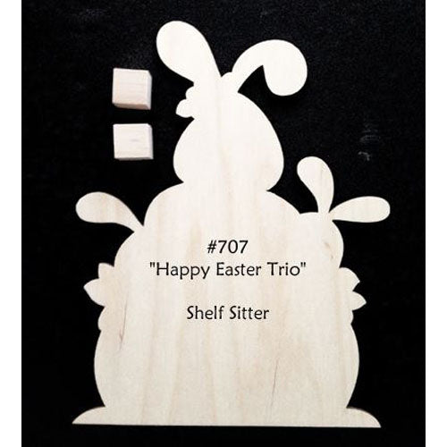 #707 Easter Bunny Trio