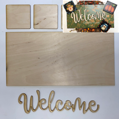 Welcome Cutout