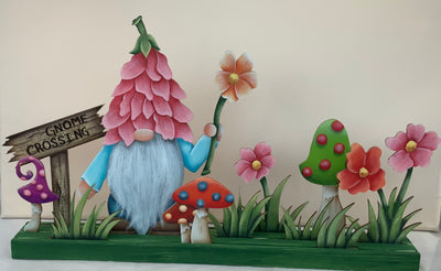 Gnome Crossing Stand by Linda O'Connell