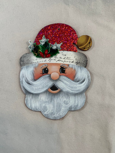 Santa Ornament by Linda O'Connell