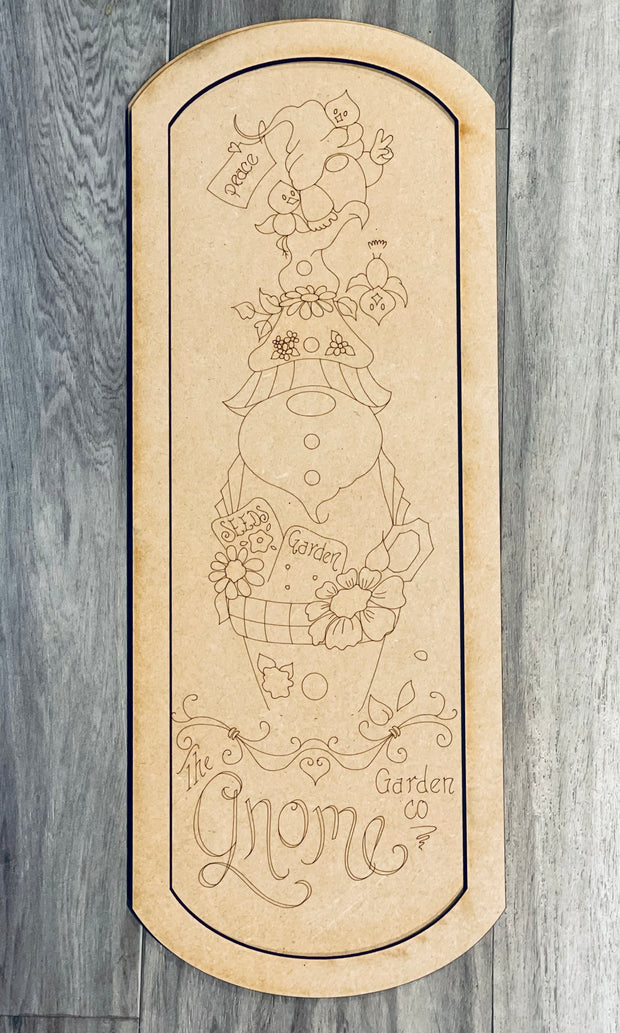 Gnome Garden Plaque