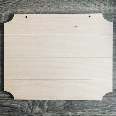 Grooved Notched Horizontal Board