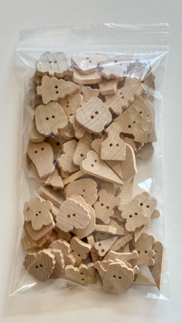 100 pack - assorted buttons