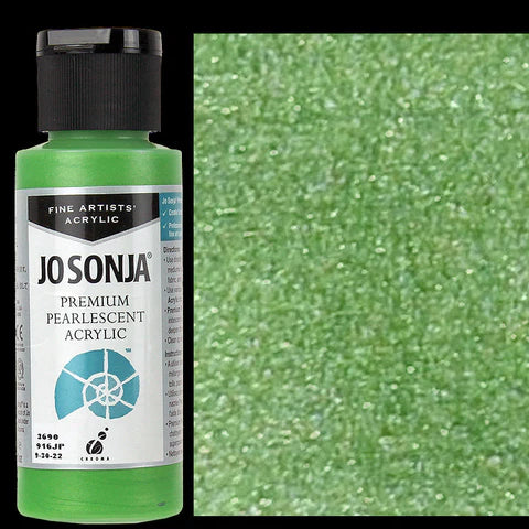 Jo Sonja Premium Pearlescent- Green 2 oz