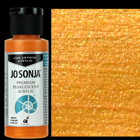 Jo Sonja Premium Pearlescent-Orange 2 oz
